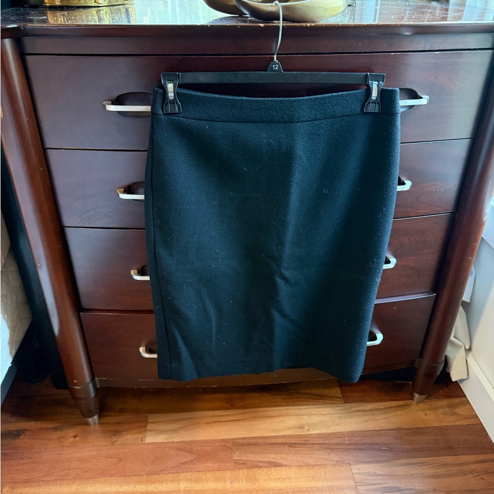 J. Crew Black Pencil Skirt